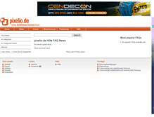 Tablet Screenshot of hilfe.pixelio.de
